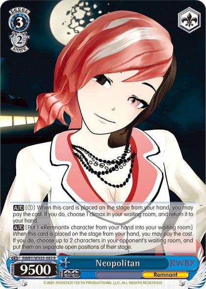 Neopolitan, RWBY RWBY/WX03-083 R