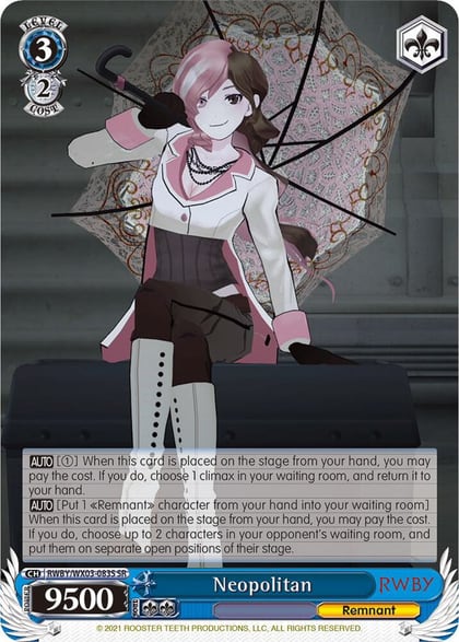Neopolitan (SR), RWBY RWBY/WX03-083S SR
