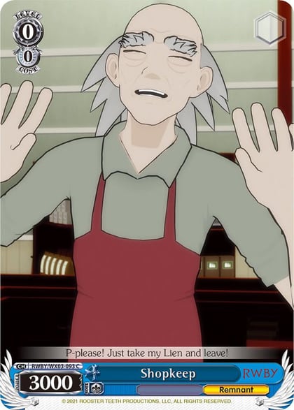 Shopkeep, RWBY RWBY/WX03-093 C