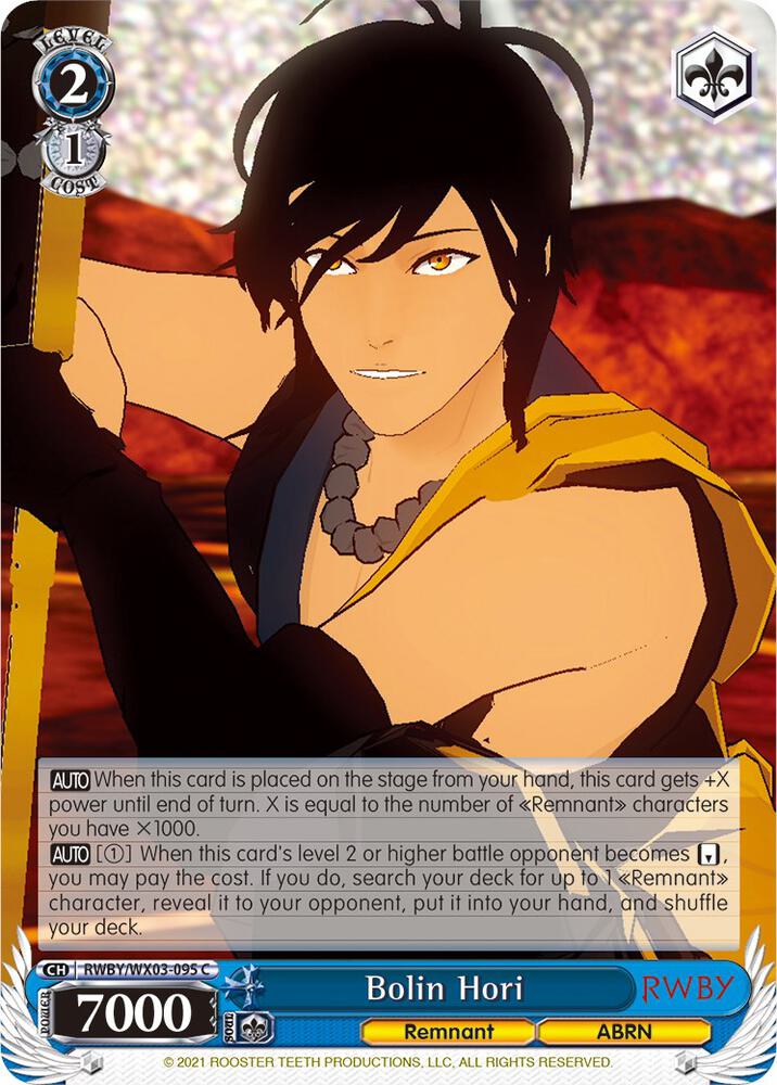 Bolin Hori, RWBY RWBY/WX03-095 C