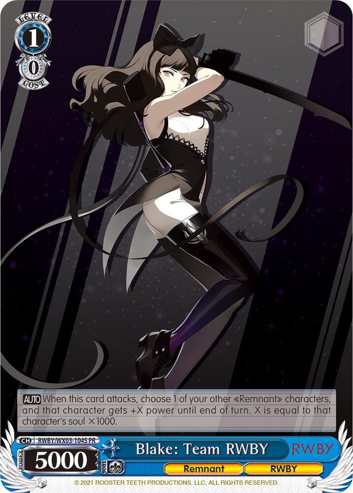 Blake: Team RWBY (Alternate Art), RWBY RWBY/WX03-104S PR