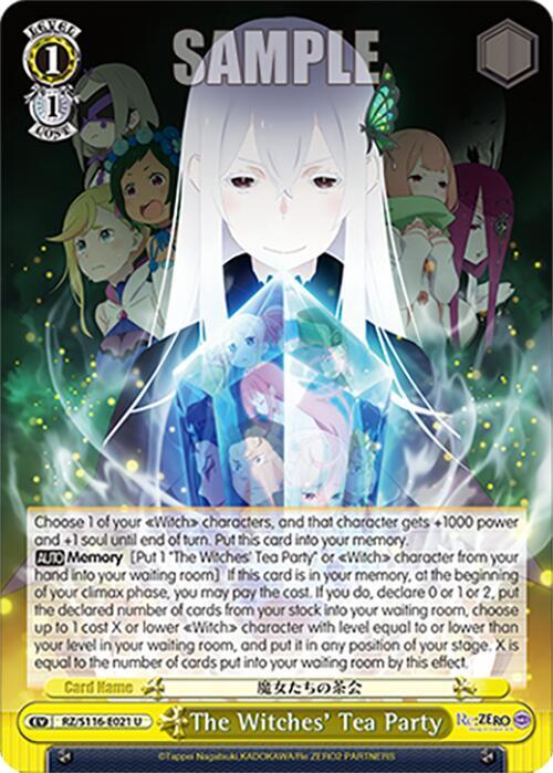 The Witches' Tea Party, Re:ZERO -Starting Life in Another World- Vol.3 RZ/S116-E021