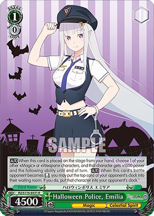Halloween Police, Emilia, Re:ZERO -Starting Life in Another World- Vol.3 RZ/S116-E031