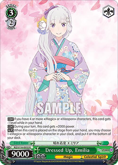 Dressed Up, Emilia, Re:ZERO -Starting Life in Another World- Vol.3 RZ/S116-E032