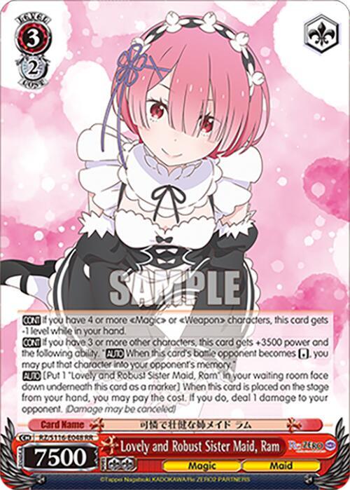 Lovely and Robust Sister Maid, Ram, Re:ZERO -Starting Life in Another World- Vol.3 RZ/S116-E048