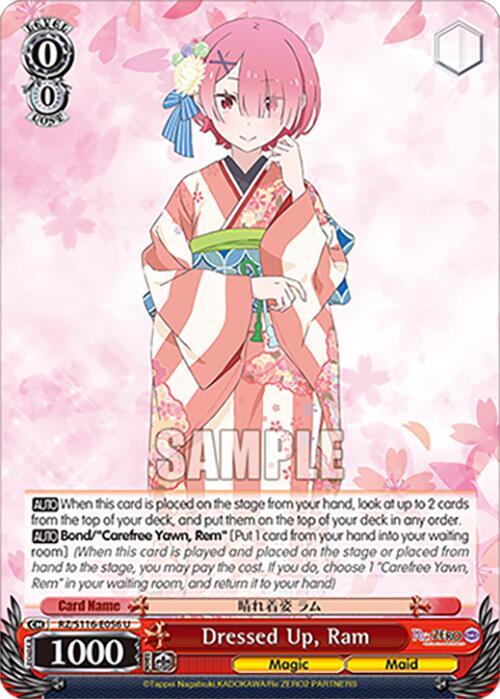 Dressed Up, Ram, Re:ZERO -Starting Life in Another World- Vol.3 RZ/S116-E056