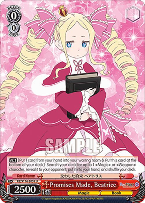 Promises Made, Beatrice, Re:ZERO -Starting Life in Another World- Vol.3 RZ/S116-E059