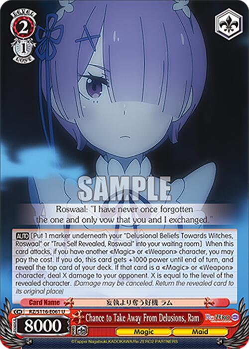 Chance to Take Away From Delusions, Ram, Re:ZERO -Starting Life in Another World- Vol.3 RZ/S116-E061