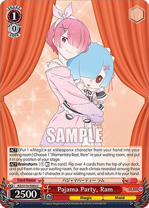 Pajama Party, Ram, Re:ZERO -Starting Life in Another World- Vol.3 RZ/S116-E064