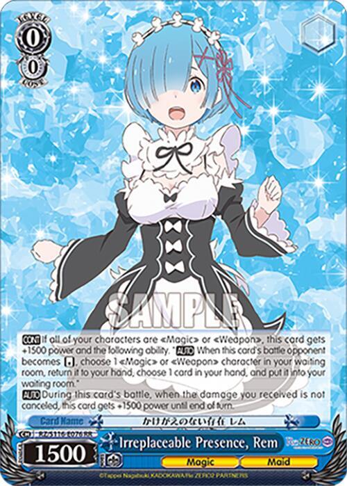 Irreplaceable Presence, Rem, Re:ZERO -Starting Life in Another World- Vol.3 RZ/S116-E076