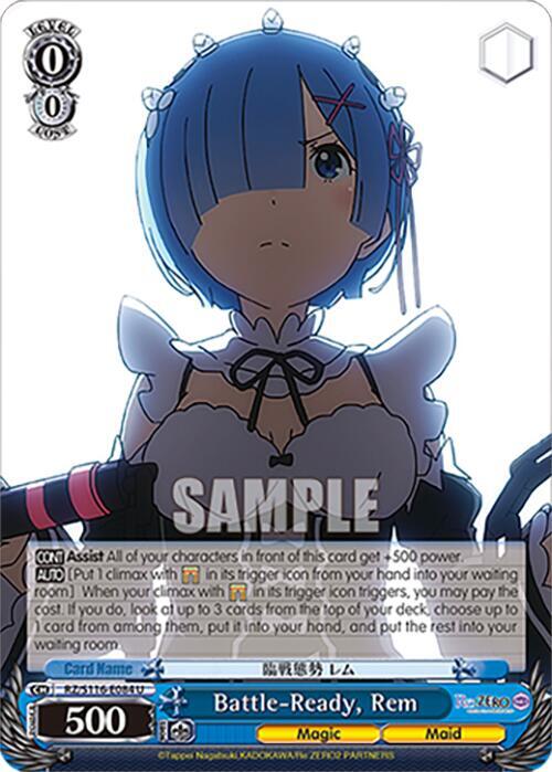 Battle-Ready, Rem, Re:ZERO -Starting Life in Another World- Vol.3 RZ/S116-E084