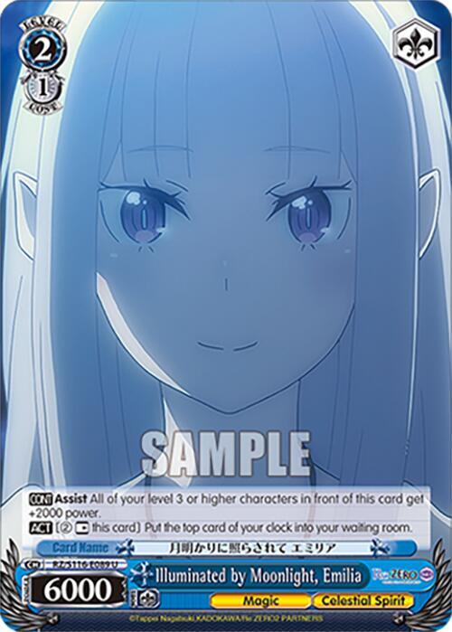 Illuminated by Moonlight, Emilia, Re:ZERO -Starting Life in Another World- Vol.3 RZ/S116-E089