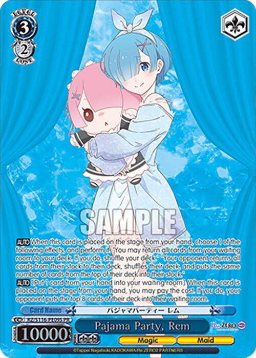 Pajama Party, Rem (PR), Re:ZERO -Starting Life in Another World- Vol.3 RZ/S116-PE09S