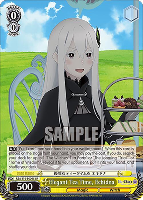 Elegant Tea Time, Echidna (SR), Re:ZERO -Starting Life in Another World- Vol.3 RZ/S116-E004S