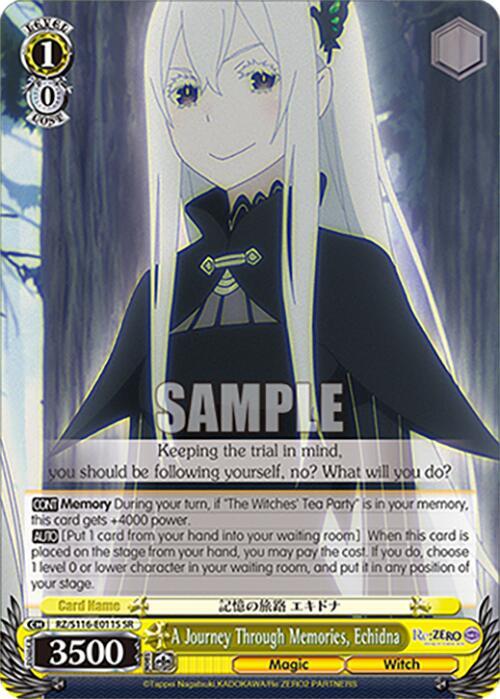 A Journey Through Memories, Echidna (SR), Re:ZERO -Starting Life in Another World- Vol.3 RZ/S116-E011S