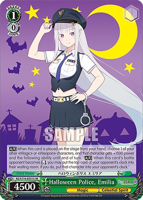 Halloween Police, Emilia (SR), Re:ZERO -Starting Life in Another World- Vol.3 RZ/S116-E031S