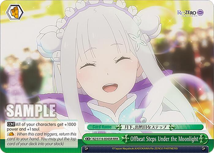 Offbeat Steps Under the Moonlight (RRR), Re:ZERO -Starting Life in Another World- Vol.3 RZ/S116-E045R