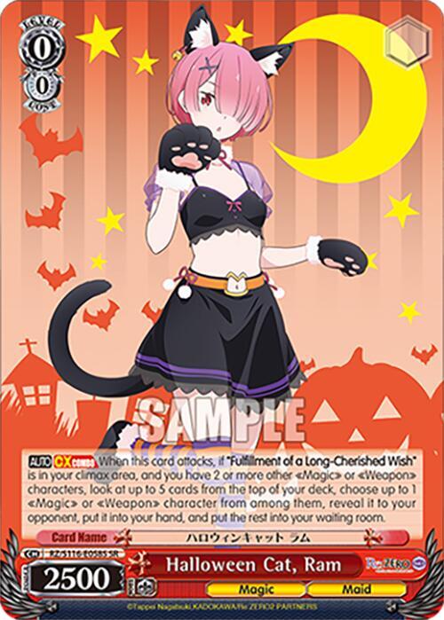 Halloween Cat, Ram (SR), Re:ZERO -Starting Life in Another World- Vol.3 RZ/S116-E058S