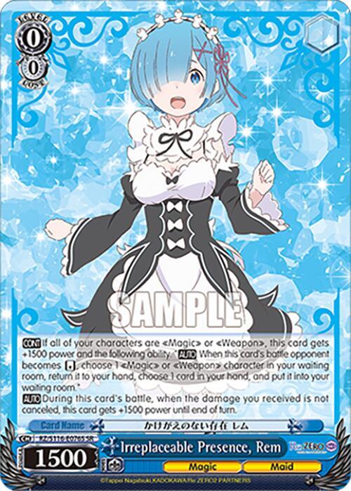 Irreplaceable Presence, Rem (SR), Re:ZERO -Starting Life in Another World- Vol.3 RZ/S116-E076S