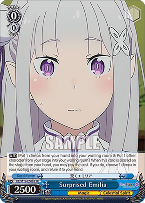 Surprised Emilia (SR), Re:ZERO -Starting Life in Another World- Vol.3 RZ/S116-E086S