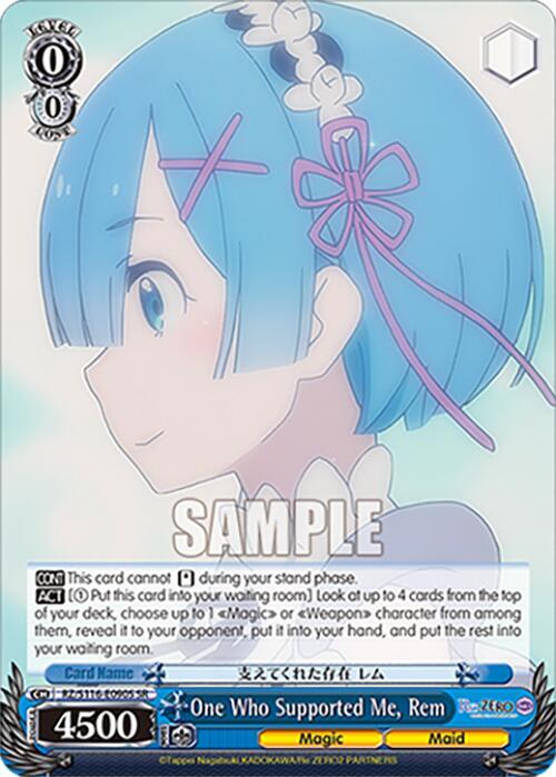 One Who Supported Me, Rem (SR), Re:ZERO -Starting Life in Another World- Vol.3 RZ/S116-E090S