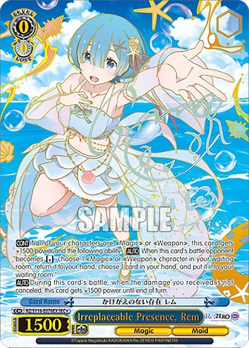 Irreplaceable Presence, Rem (SEC+), Re:ZERO -Starting Life in Another World- Vol.3 RZ/S116-E076EX