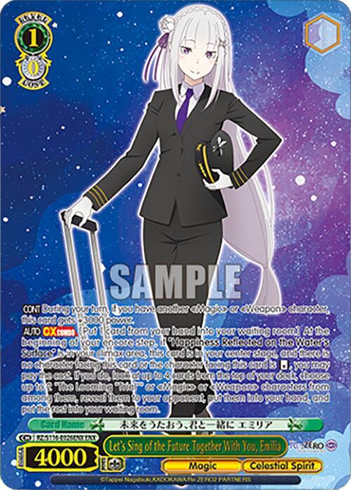 Let's Sing of the Future Together With You, Emilia (ENX), Re:ZERO -Starting Life in Another World- Vol.3 RZ/S116-E026ENX