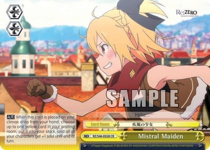 Mistral Maiden, Re:ZERO RZ/S46-E028 CR