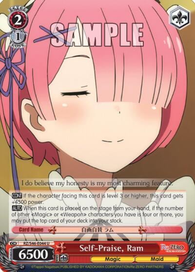 Self-Praise, Ram, Re:ZERO RZ/S46-E044 U