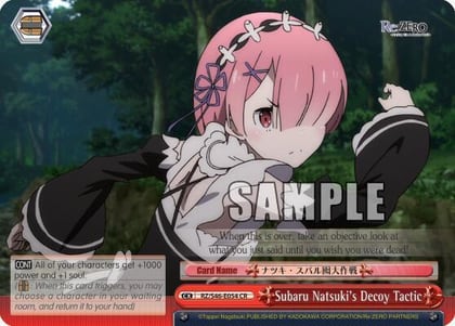 Subaru Natsuki's Decoy Tactic, Re:ZERO RZ/S46-E054 CR