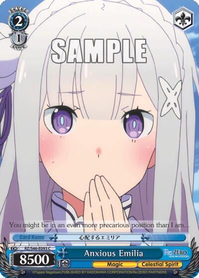 Anxious Emilia, Re:ZERO RZ/S46-E093 C
