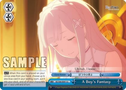 A Boy's Fantasy, Re:ZERO RZ/S46-E097 CC