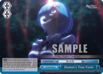 Demon's True Form, Re:ZERO RZ/S46-E098 CC