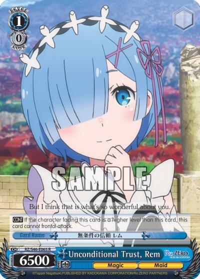 Unconditional Trust, Rem, Re:ZERO RZ/S46-E065 R