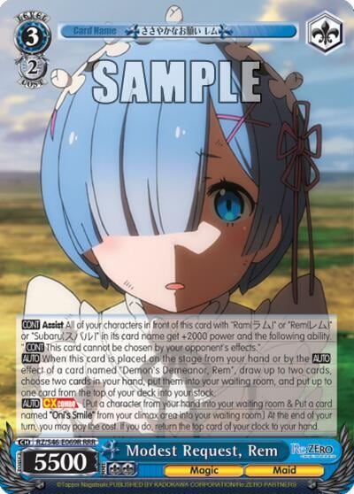 Modest Request, Rem (RRR), Re:ZERO RZ/S46-E069R RRR