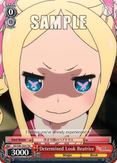 Determined Look Beatrice, Re:ZERO RZ/S46-TE25 TD