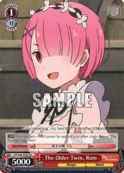 The Older Twin, Ram, Re:ZERO RZ/S46-TE28 TD