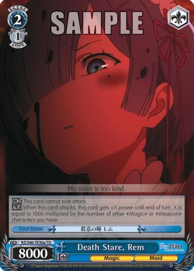Death Stare, Rem (A), Re:ZERO RZ/S46-TE36a TD