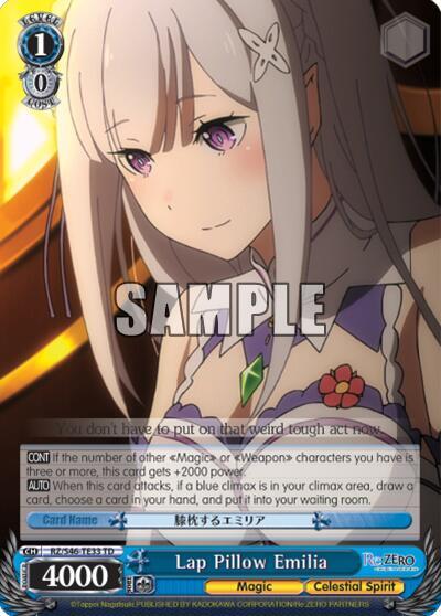 Lap Pillow Emilia, Re:ZERO RZ/S46-TE33 TD