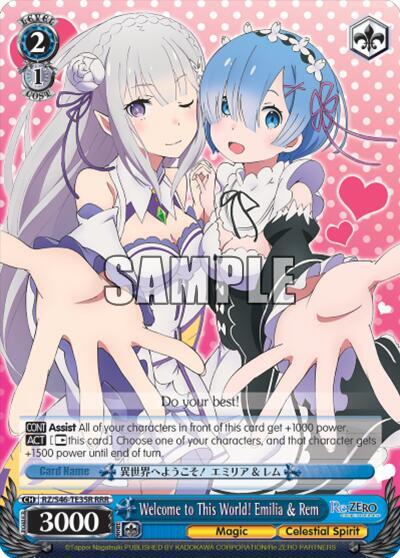 Welcome to This World! Emilia & Rem (RRR), Re:ZERO RZ/S46-TE35R RRR