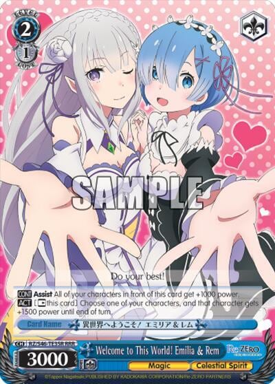 Welcome to This World! Emilia & Rem (RRR), Re:ZERO RZ/S46-TE35R RRR