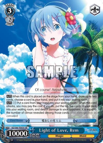 Light of Love, Rem (SR), Re:ZERO RZ/S46-TE43S SR