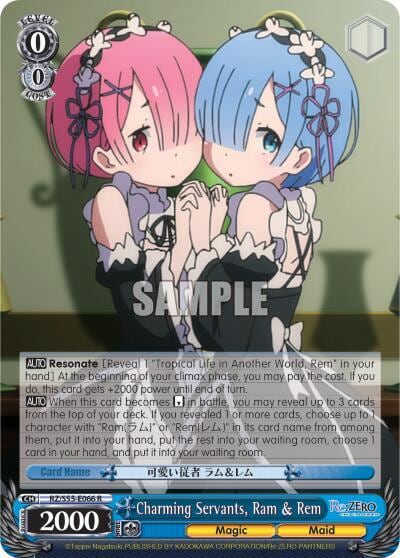 Charming Servants, Ram & Rem, Re:ZERO Vol.2 RZ/S55-E066 R