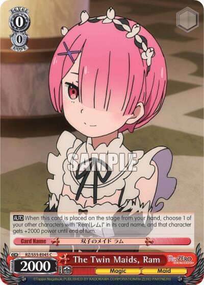 The Twin Maids, Ram, Re:ZERO Vol.2 RZ/S55-E045 C