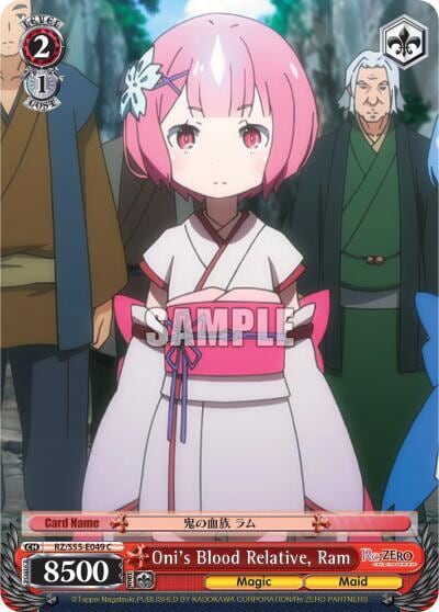 Oni's Blood Relative, Ram, Re:ZERO Vol.2 RZ/S55-E049 C