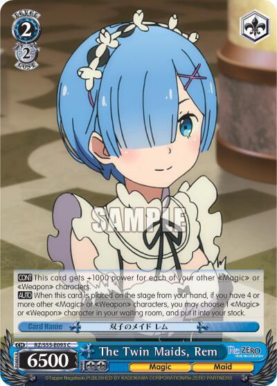 The Twin Maids, Rem, Re:ZERO Vol.2 RZ/S55-E093 C