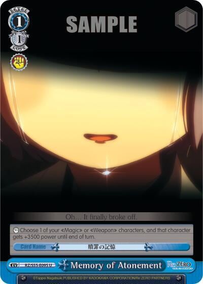 Memory of Atonement, Re:ZERO Vol.2 RZ/S55-E095 U