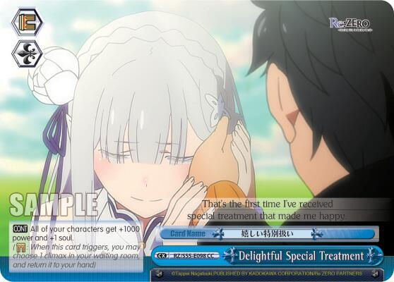 Delightful Special Treatment, Re:ZERO Vol.2 RZ/S55-E098 CC