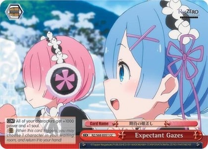 Expectant Gazes, Re:ZERO Memory Snow RZ/S68-E051 CC