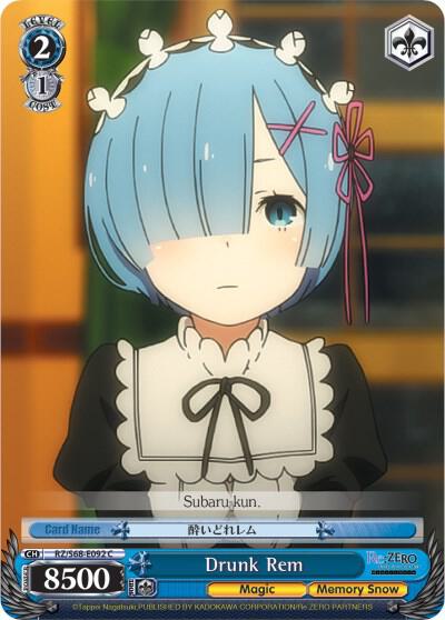 Drunk Rem, Re:ZERO Memory Snow RZ/S68-E092 C
